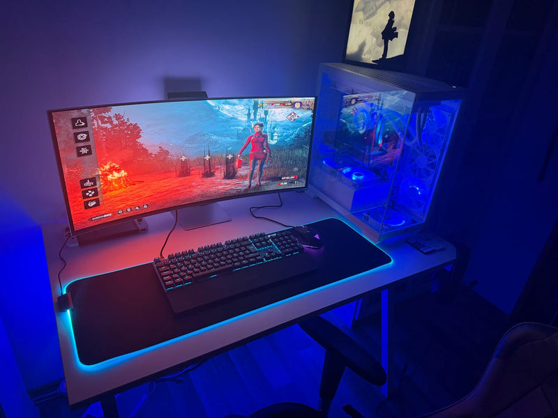 Customer photo of a Basesun LED light painting at home